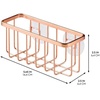 image:imageiDesign Stainless Steel Suction Sponge Holder 2Pack Polished  Kitchen Sink Caddy OrganizerCopper