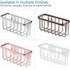 image:imageiDesign Stainless Steel Suction Sponge Holder 2Pack Polished  Kitchen Sink Caddy OrganizerPolished