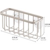 image:imageiDesign Stainless Steel Suction Sponge Holder 2Pack Polished  Kitchen Sink Caddy OrganizerSatin
