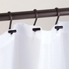image:imageiDesign TBar Metal Curtain Rust Resistant Shower Hooks Rings for Kids Guest Master Bathroom Set of 12 ChromeBronze
