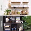 image:imageiDesign The Ra Safford Collection Open Front Wire Basket with Acacia Wood 14 x 10 x 610 x 10 x 8