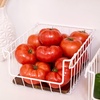 image:imageiDesign The Ra Safford Collection Open Front Wire Basket with Acacia Wood 14 x 10 x 614 x 10 x 6