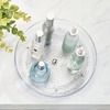 image:imageiDesign The Rain Collection Lazy Susan Turntable Organizer 9 x 9 x 15 Clear  Clear 15 HeightPack of 1
