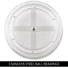 image:imageiDesign The Rain Collection Lazy Susan Turntable Organizer 9 x 9 x 15 Clear  Clear 15 HeightPack of 1