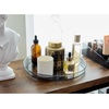 image:imageiDesign The Sarah Tanno Collection 11 Lazy Susan Spinning Cosmetic Organizer with Removable Cup Made of Recycled Plastic SmokeBlack11