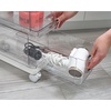 image:imageiDesign The Sarah Tanno Collection 5Drawer Stacking Cosmetic Organizer Cart ClearClearWhite