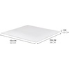 image:imageiDesign The Sarah Tanno Collection HeatResistant Silicone Mat for Cosmetic Drawer Organizers White