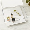 image:imageiDesign The Sarah Tanno Collection HeatResistant Silicone Mat for Cosmetic Drawer Organizers White