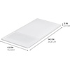 image:imageiDesign The Sarah Tanno Collection HeatResistant Silicone Mat for Cosmetic Drawer Organizers WhiteMedium Pack of 2