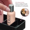 image:imageiDesign The Sarah Tanno Collection Silicone Makeup Palette Holder and Cosmetic Organizer Black4 Section
