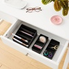 image:imageiDesign The Sarah Tanno Collection Silicone Makeup Palette Holder and Cosmetic Organizer Black4 Section