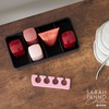 image:imageiDesign The Sarah Tanno Collection Silicone Makeup Palette Holder and Cosmetic Organizer Black4 Section