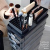 image:imageiDesign The Sarah Tanno Collection Silicone Makeup Palette Holder and Cosmetic Organizer BlackBrush Organizer