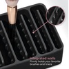 image:imageiDesign The Sarah Tanno Collection Silicone Makeup Palette Holder and Cosmetic Organizer BlackBrush Organizer