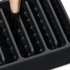 image:imageiDesign The Sarah Tanno Collection Silicone Makeup Palette Holder and Cosmetic Organizer BlackBrush Organizer