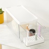 image:imageiDesign The Sarah Tanno Collection Silicone Makeup Palette Holder and Cosmetic Organizer WhiteBrush Organizer