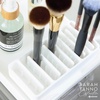 image:imageiDesign The Sarah Tanno Collection Silicone Makeup Palette Holder and Cosmetic Organizer WhiteBrush Organizer