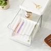image:imageiDesign The Sarah Tanno Collection Silicone Makeup Palette Holder and Cosmetic Organizer WhiteOpen End