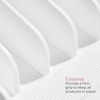image:imageiDesign The Sarah Tanno Collection Silicone Makeup Palette Holder and Cosmetic Organizer WhiteOpen End