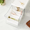 image:imageiDesign The Sarah Tanno Collection Silicone Makeup Palette Holder and Cosmetic Organizer WhitePallet Organizer