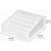 image:imageiDesign The Sarah Tanno Collection Silicone Makeup Palette Holder and Cosmetic Organizer WhitePallet Organizer
