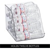 image:imageiDesign Water Bottle Organizer for Fridge Set of 4 Clear  Made in USAPack of 1 Tall