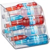image:imageiDesign Water Bottle Organizer for Fridge Set of 4 Clear  Made in USAPack of 1 Tall