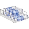 image:imageiDesign Water Bottle Organizer for Fridge Set of 4 Clear  Made in USAPack of 2