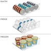image:imageiDesign Water Bottle Organizer for Fridge Set of 4 Clear  Made in USAPack of 2