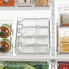 image:imageiDesign Water Bottle Organizer for Fridge Set of 4 Clear  Made in USAPack of 4 Tall