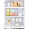 image:imageiDesign XL Tea Bag Organizer Clear 4Section  For Counter Storage Drawer for CabinetPack of 1