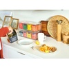 image:imageiDesign XL Tea Bag Organizer Clear 4Section  For Counter Storage Drawer for CabinetPack of 1