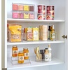 image:imageiDesign XL Tea Bag Organizer Clear 4Section  For Counter Storage Drawer for CabinetPack of 1