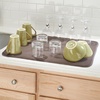 image:imageiDesign iDry Absorbent Kitchen Countertop Dish Drying Mat  18 x 9 Mini PewterIvoryMochaIvory
