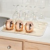 image:imageiDesign iDry Absorbent Kitchen Countertop Dish Drying Mat  18 x 9 Mini PewterIvoryWheat