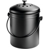 image:imageInterdesign 32650 Kitchen Compost Bin 13 Gallon CapacityPC Matte Black
