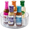 image:imageRosanna Pansino x iDesign Recycled Plastic Divided Lazy Susan Turntable with Lid Clear BinLavender Sprinkles Divider 10 D x 369 HClearMarshmallow