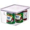 image:imageRosanna Pansino x iDesign Recycled Plastic Kitchen Storage Bin with Lid Clear BinLavender Sprinkles Lid 9 x 12 x 6ClearLavender