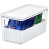 image:imageRosanna Pansino x iDesign Recycled Plastic Kitchen Storage Bins Includes 1 Large Bin with Lid and 2 Medium Bins Multicolored BinsMarshmallow Lid 6 x 12 x 6Marshmallow