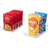 image:imageiDesign BPAFree Plastic Freezer and Fridge Organization Bin for Kitchen Fridge Freezer Pantry and Cabinet Organization The Linus Collection  11 x 7 x 35 Clear  BPAFree Plastic Freezer and Fridge Organization For Kitchen Pantry and Cabinet2 Pack