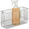 image:imageiDesign Classico Steel Wire OverTheCabinet Door Hanging Storage Basket  52 x 114 x 134 Chrome