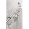 image:imageiDesign Curved Metal Shower Curtain Rod Adjustable Customizable Curtain Rod for Bathtub Stall Closet Doorway 4172 Inches Matte Black79077Brushed Ss