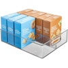 image:imageiDesign Divided Pantry Bin with Handle Clear  For Pantry For Refrigerator For FreezerPack of 1