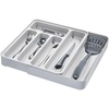 image:imageiDesign Eco BPAFree Recycled Plastic Expandable Flatware and Cutlery Tray Flint