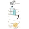 image:imageiDesign Everett Metal Hanging Shower Caddy Bath Organizer Holds Shampoo Razors Conditioner Soap 101 x 388 x 23 SatinSatin