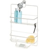 image:imageiDesign Everett Wide Metal Hanging Shower Caddy Bath Organizer Holds Shampoo Razors Conditioner Soap 155 x 414 x 2521 Satin