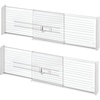 image:imageiDesign Expandable Deep Drawer Dividers Set of 8 Clear  Kitchen Dresser Desk DrawersPack of 2
