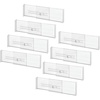 image:imageiDesign Expandable Deep Drawer Dividers Set of 8 Clear  Kitchen Dresser Desk DrawersPack of 8