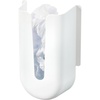 image:imageiDesign Gallon Bag Organizer ClearWhite  Plastic Food Storage Bag Holder For Kitchen DrawerGrocery Bag Holder