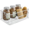 image:imageiDesign Large Stackable Shower Caddy Basket Clear  For Bathroom or College Dorm Made in USAPack of 1